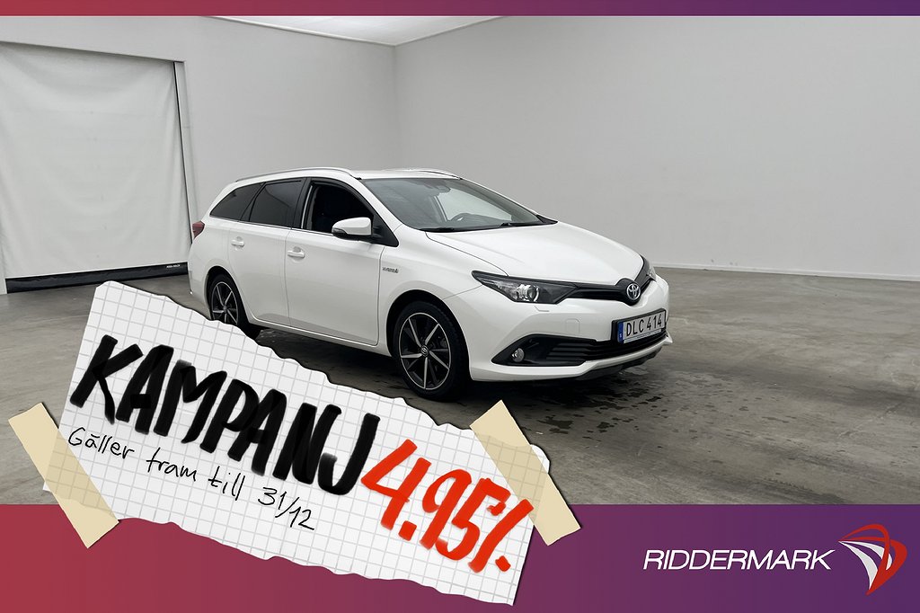 Toyota Auris Touring Sports Hybrid 136hk Kamera 4,95% Ränta