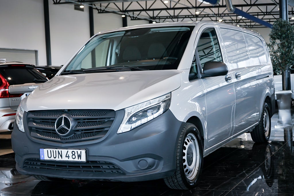 Mercedes-Benz Vito 114 CDI 3.2t 9G-Tronic Extra Lång 3-Sits M-Värmare 