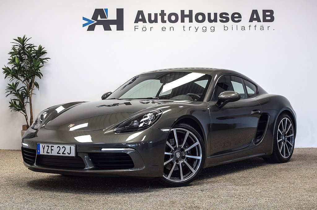 Porsche Cayman 718 T 300HK PDK Sportavgassystem CarPlay