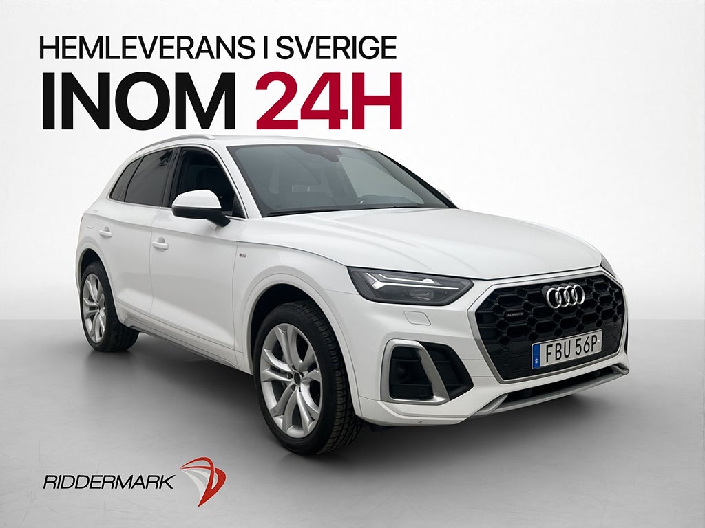 Audi Q5 55 TFSI e Quattro 367hk Full S-Line Drag Carplay BT