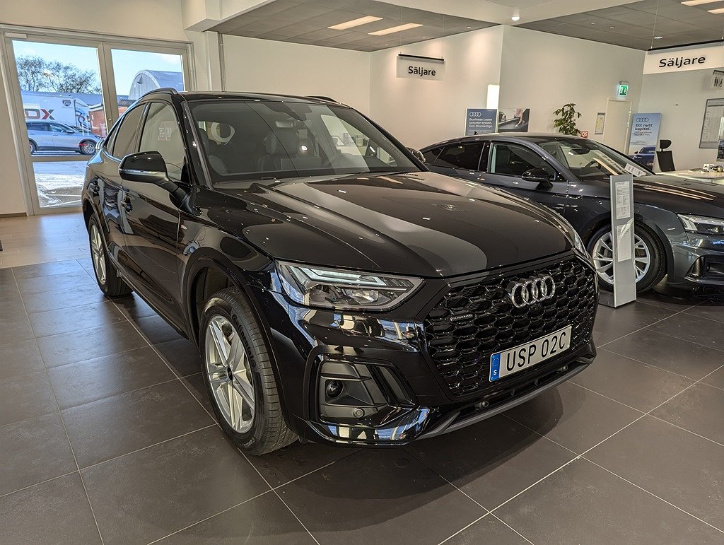 Audi Q5 Sportback S-Line 55 TFSI e Q 367 hk Plug in hybrid