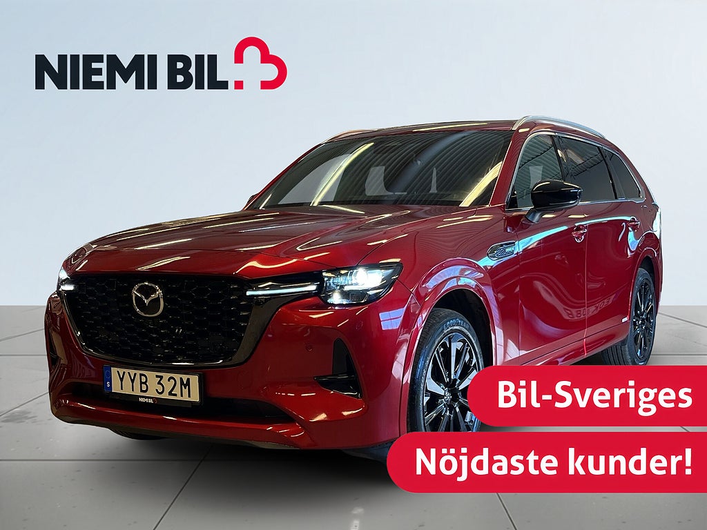 Mazda CX-80 PHEV Homura 7 Sits BOSE/360/Skinn/SoV-Däck/10ÅrsGaranti