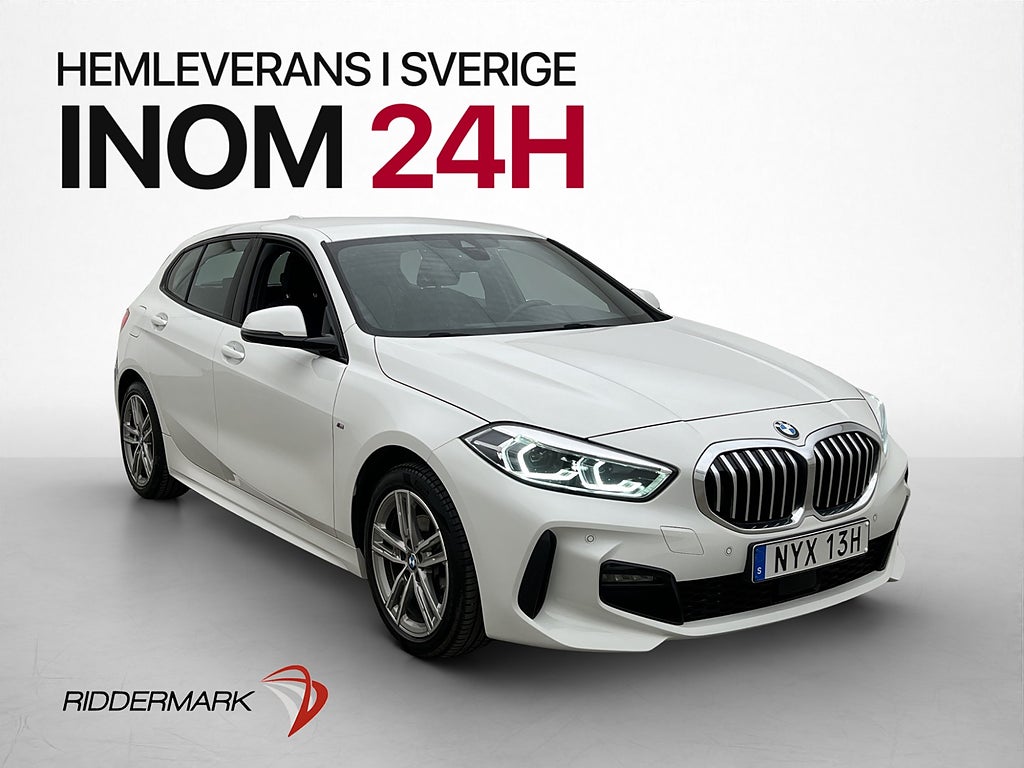 BMW 118I 136hk M-Sport Cockpit Rattvärme Navi CarPlay MOMS