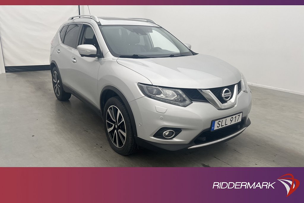 Nissan X-Trail 1.6 130hk Tekna 7-Sits 360° Pano Navi Drag