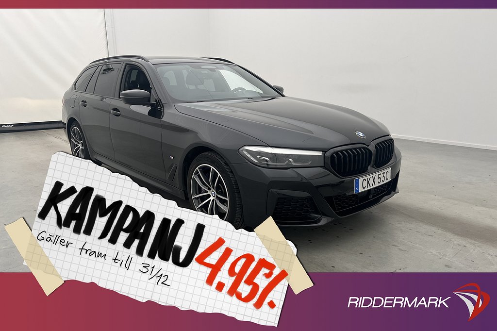 BMW 520 d xDrive M Sport HiFi Kamera Rattvärme 4,95% Ränta