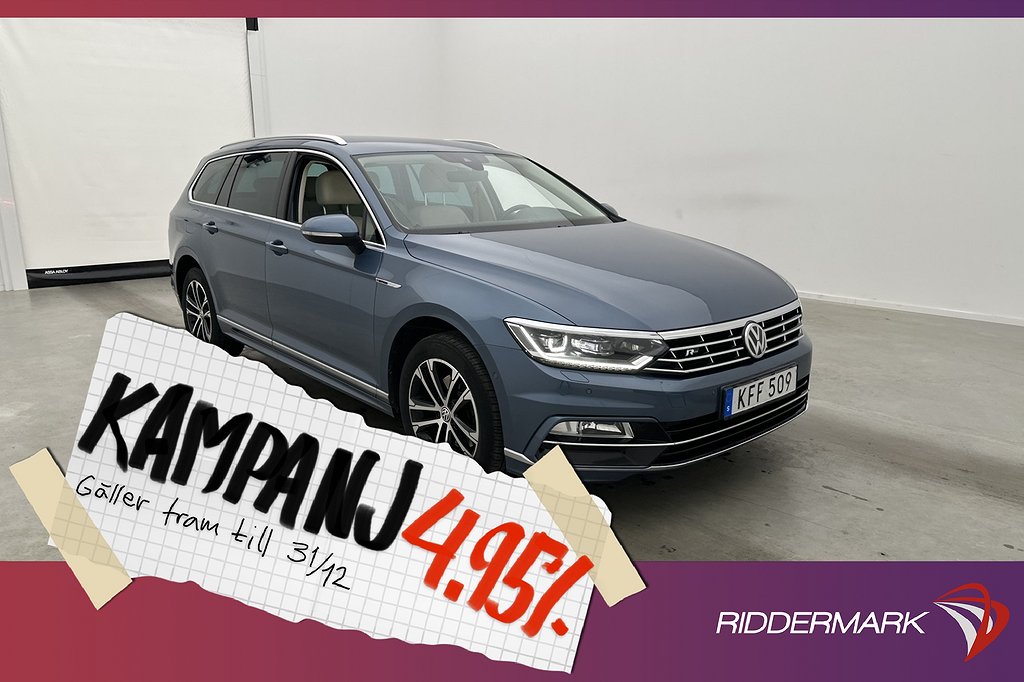 Volkswagen Passat TDI 4M R-Line Cockpit Värm El 4,95% Ränta