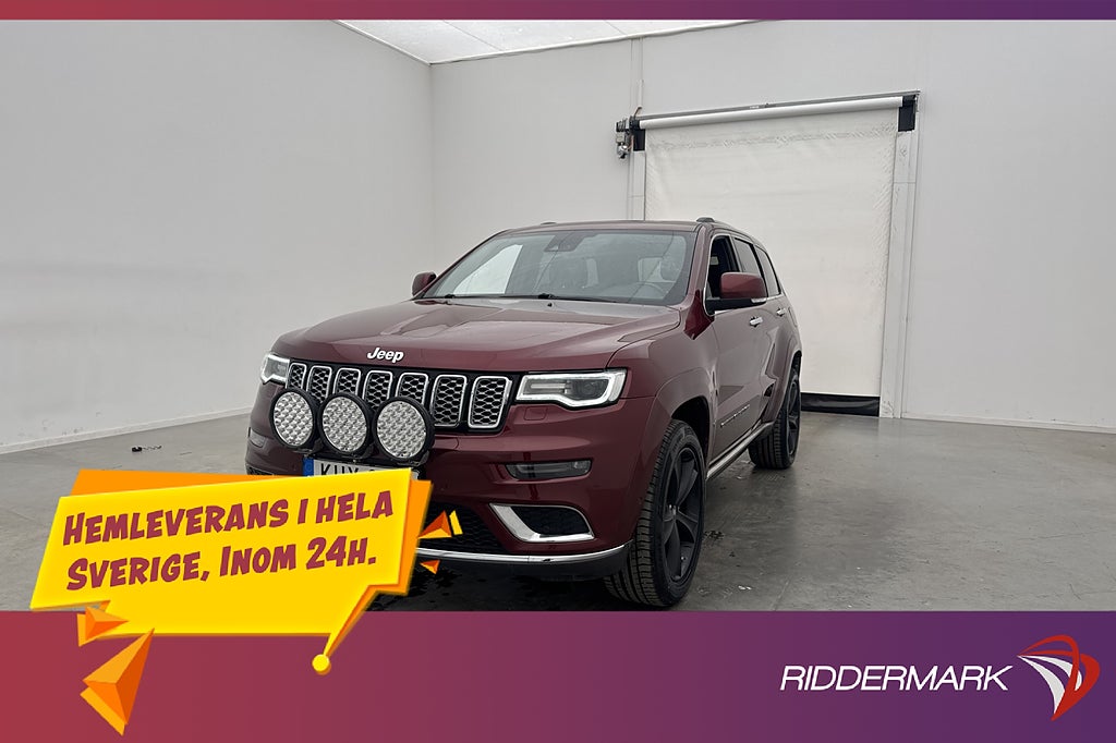Jeep Grand Cherokee 4WD 250hk Summit Pano H/K Luftfjäding