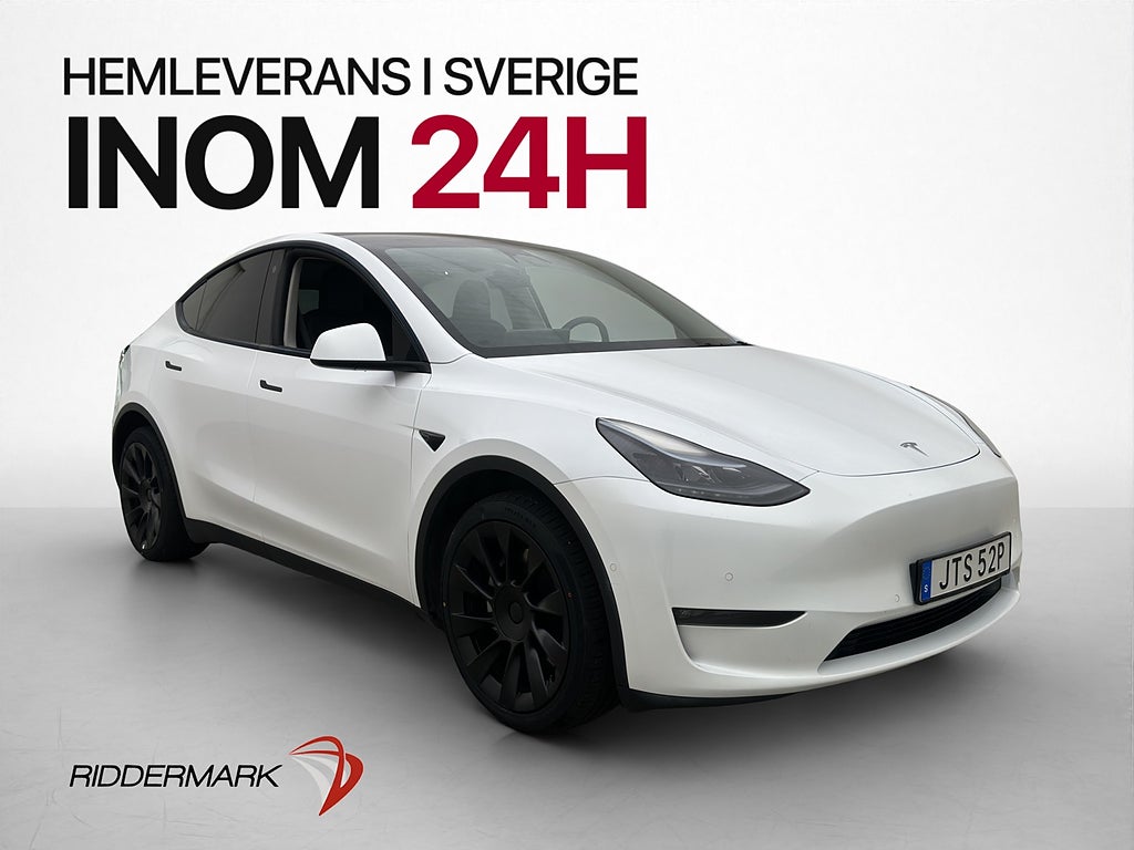 Tesla Model Y Long Range AWD Drag Autopilot Pano Rattvärme