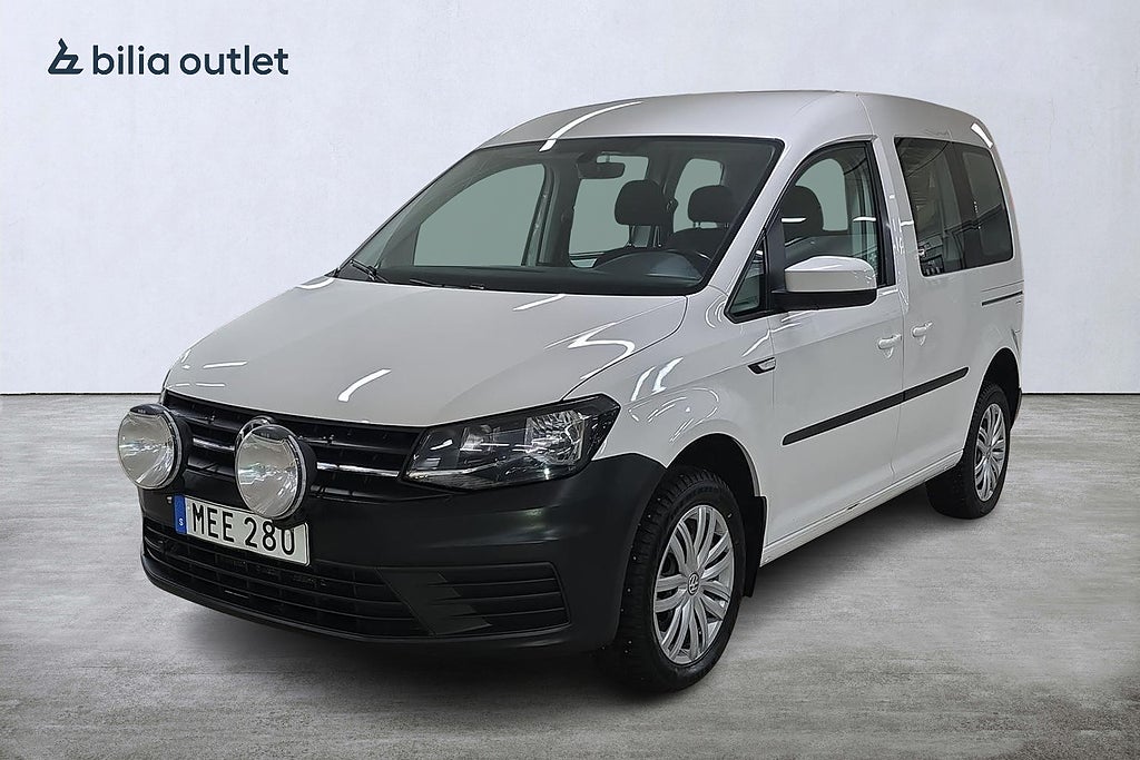 Volkswagen Caddy Combi Life 2.0 TDI 4Motion Värm Drag 5-sits KAMREMBYTT