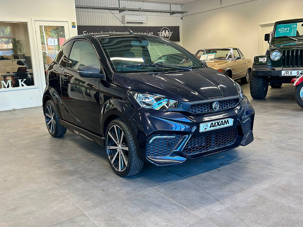 Aixam Coupe GTI Backkamera / Värmare / Baslåda / Carplay / Nyservad 