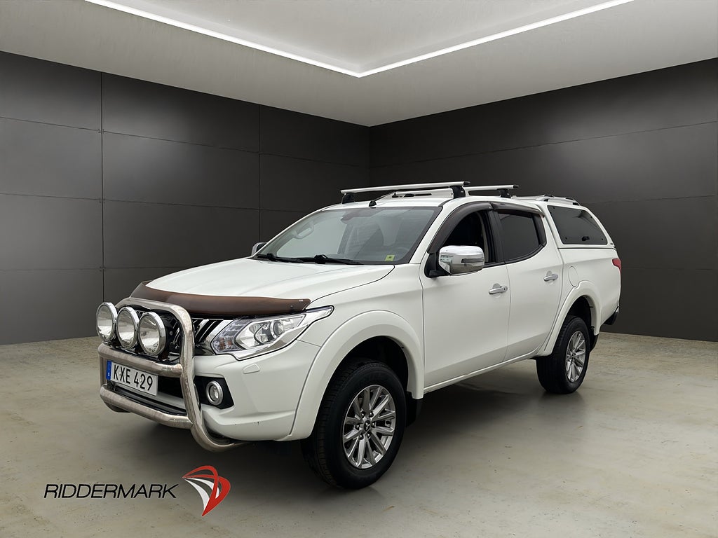 Mitsubishi L200 2.4 4WD Värmare Dragkrok B-Kamera Skinn Kåpa