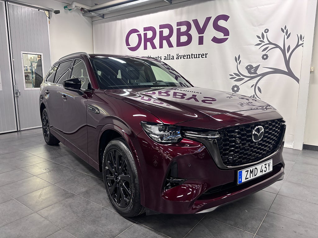 Mazda CX-80 PHEV 327hk Homura Plus Glastak 7-sits BOSE 3.99% Ränta