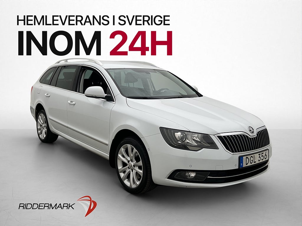 Skoda Superb 2.0 TDI Elegance Drag Navi Sensorer 0,57l/mil