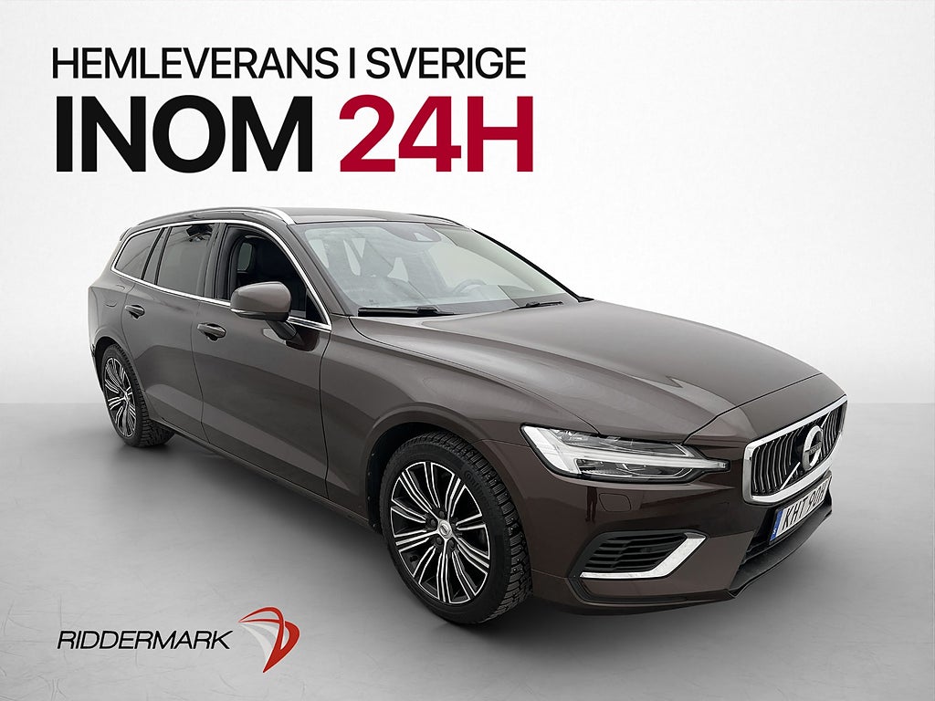Volvo V60 T8 AWD Inscription Värm VOC Skinn H/K Kamera DRAG