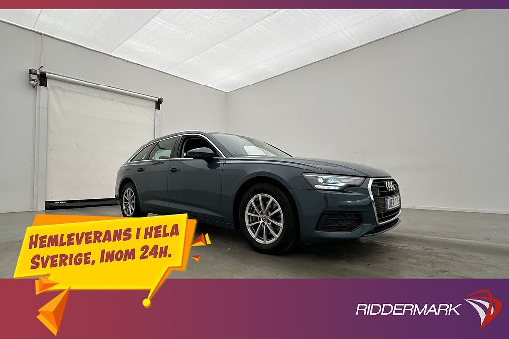 Audi A6 Avant 40 TDI 204hk Quattro Värmare Kamera Navi Drag