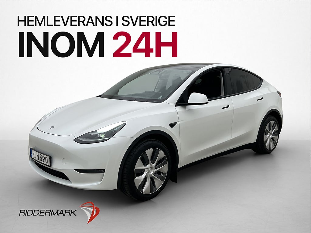Tesla Model Y Long Range AWD Värmepump Drag Autopilot Pano