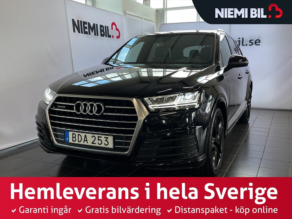 Audi Q7 3.0 TDI V6 quattro S Line Dvärm/Pano/Drag/Nav/7-sits