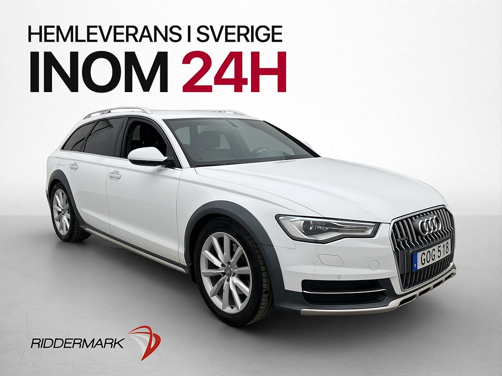 Audi A6 Allroad 3.0 TDI V6 218hk Q Värmare Kamera Navi Drag