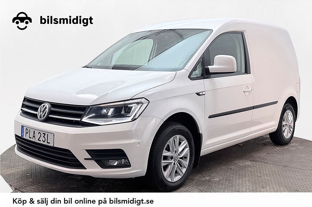 Volkswagen Caddy 2.0 TDI Drag Inredd Värmare P-Sens MOMS