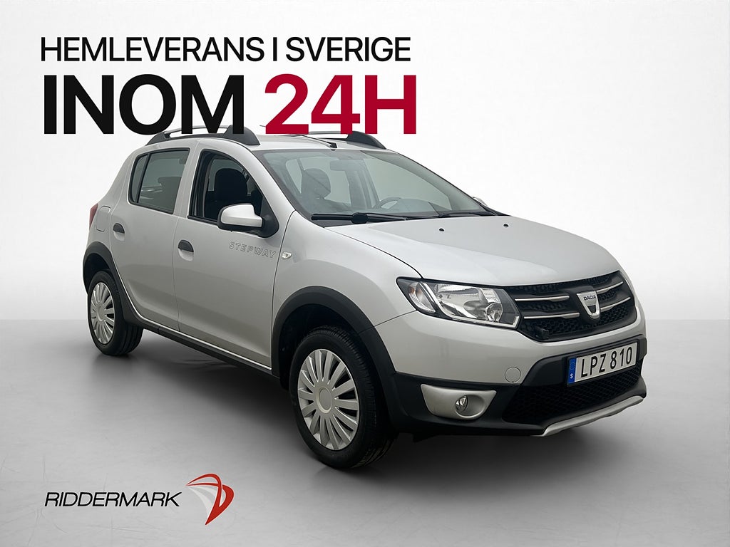 Dacia Sandero Stepway 0.9 TCe 90hk Navi P-Sensorer Dragkrok