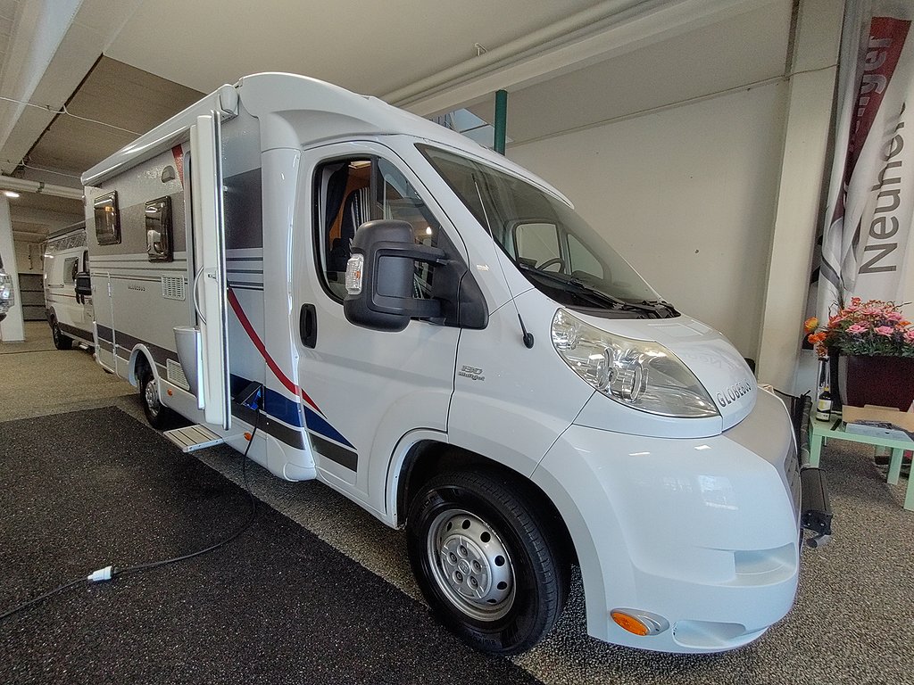 Dethleffs Globebus Långbäddar omgående leverans Helgbilen!