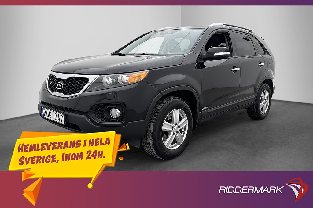 Kia Sorento 2.2 CRDi 4WD M-Värmare 7-Sit Drag Sensorer Skinn