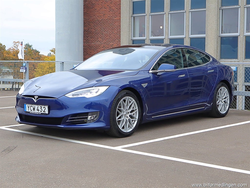 Tesla Model S 75D 525hk S/V-hjul Pano Drag "7sits"