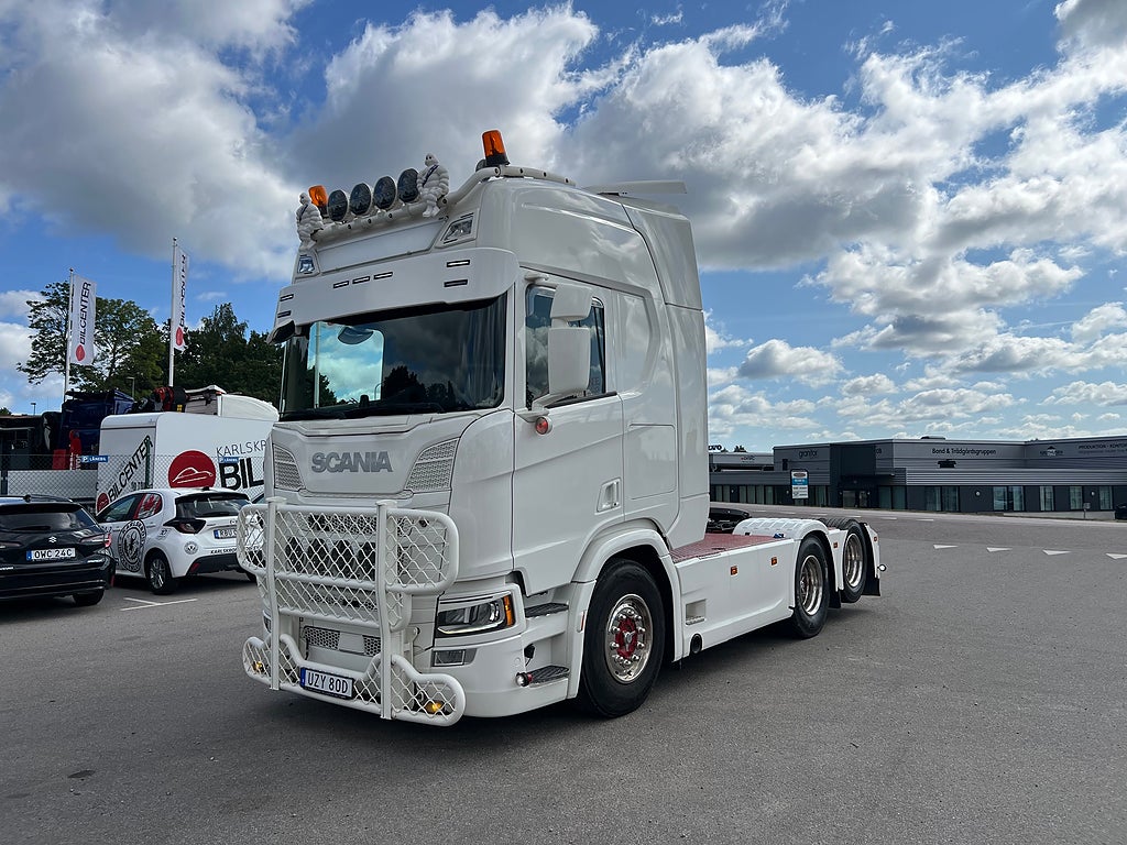 Scania R500 6x2 Dragbil Retarder, Klädd hytt, Full Boggie
