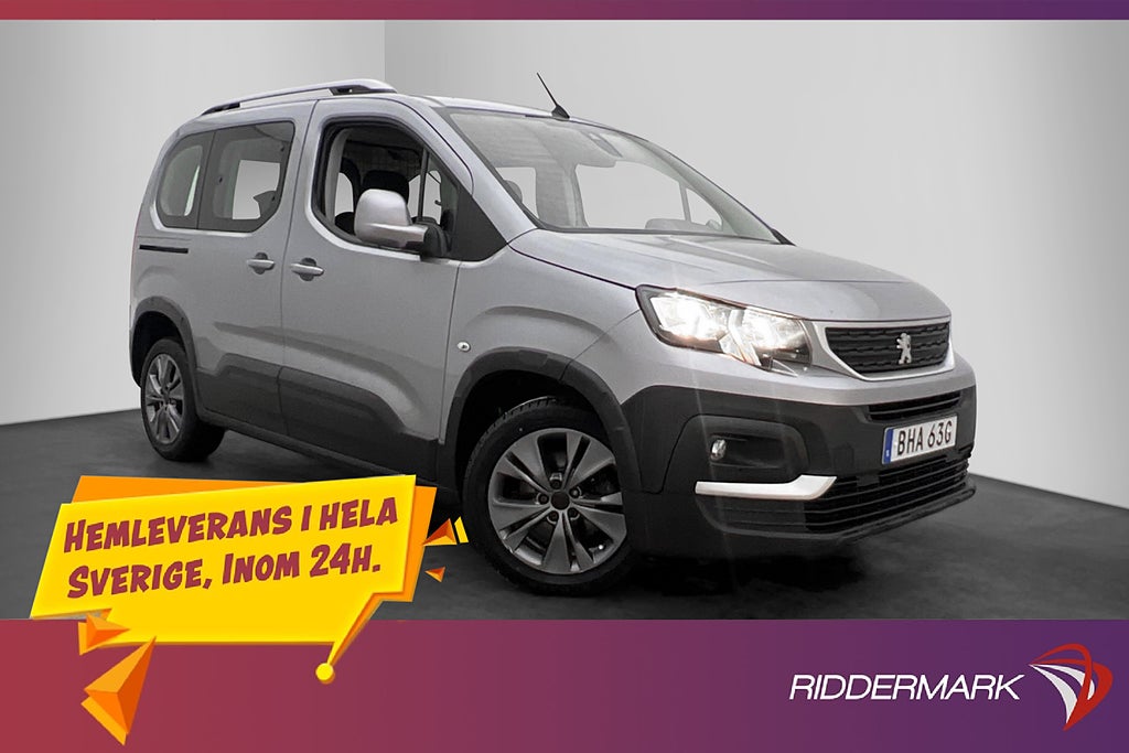 Peugeot Rifter 1.5HDi 130hk Ny-Kamrem Dragkrok PDC Bluetooth