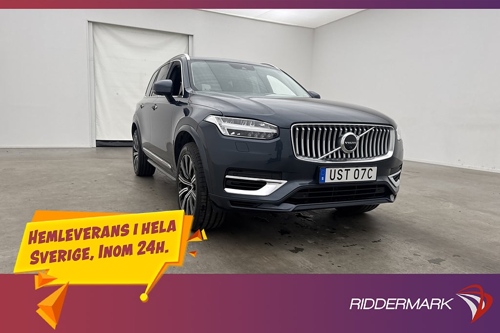 Volvo XC90 T8 AWD Inscription H/K 360° HuD P-Värm Ullklädsel