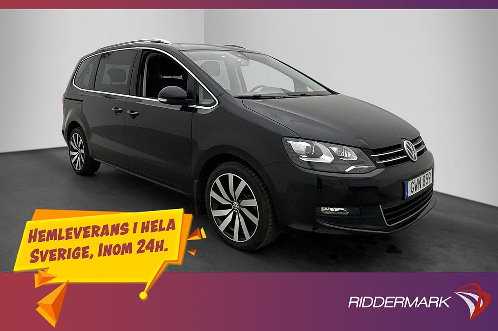 Volkswagen Sharan 2.0 TDI 150hk 7-Sits El-Dörrar Pano D-Värm