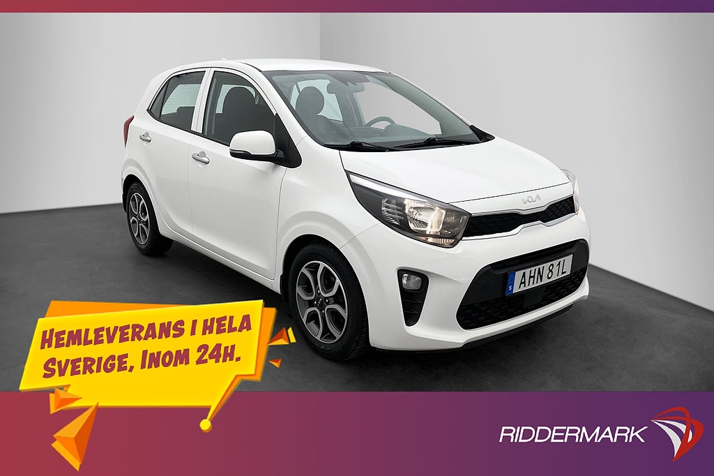 Kia Picanto 1.0 MPI Advce Kamera CarPlay Rattvärme Sensorer