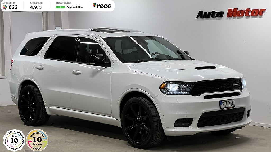 Dodge Durango 5.7 R/T V8 HEMI AWD 364hk 7-sits/Drag/22"/Taklucka