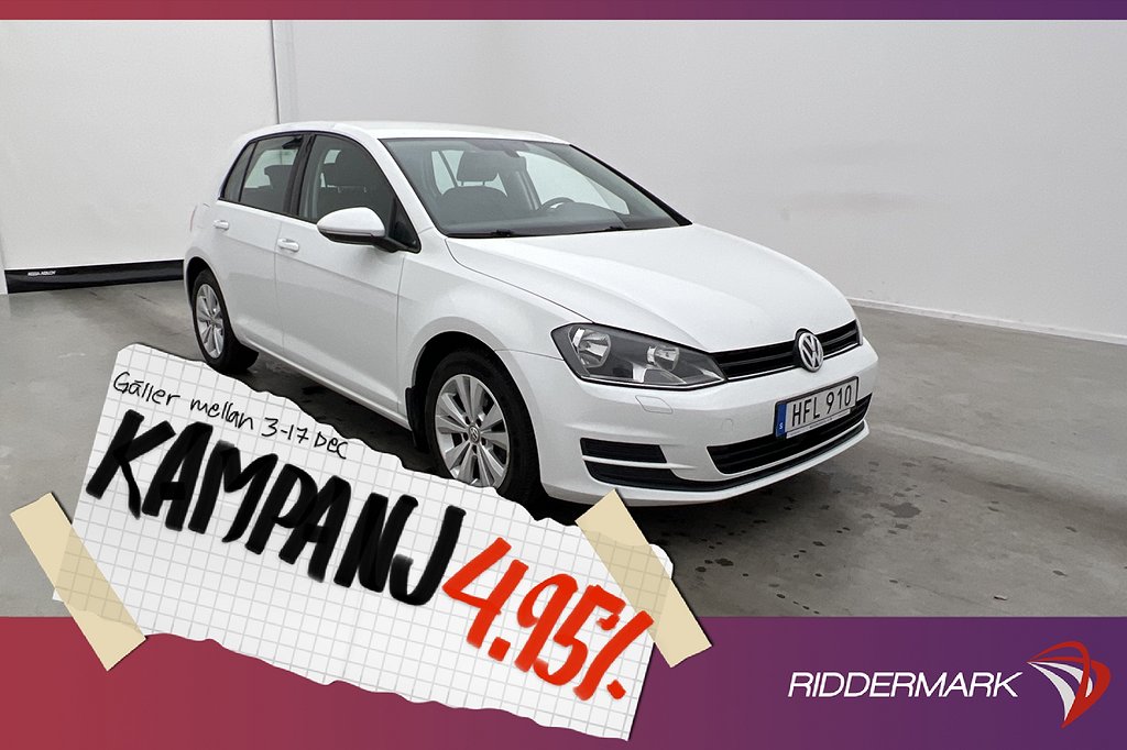 Volkswagen Golf 1.6 TDI Style M&K-Värmare Adap 4,95% Ränta