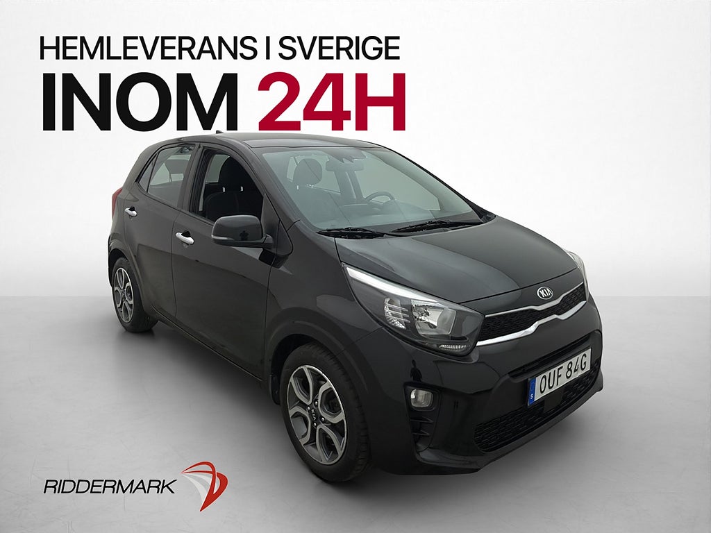 Kia Picanto 1.0 MPI Advce Kamera CarPlay Rattvärme P-Sensor