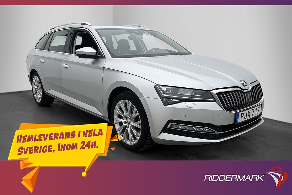 Skoda Superb Kombi 150hk Cockpit Kamera Rattvärme MOMS