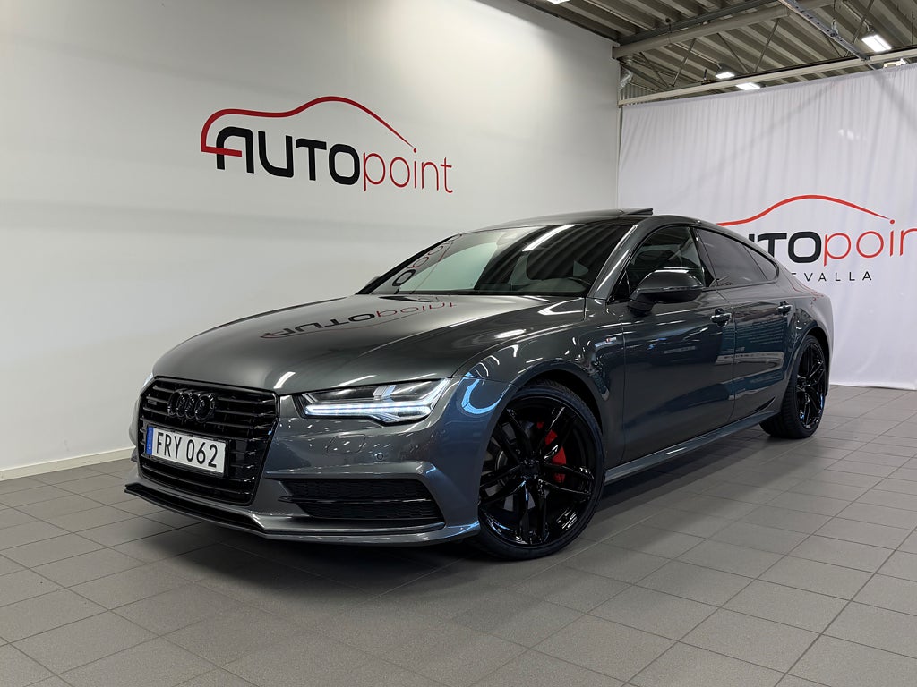 Audi A7 3.0 TDI V6 218hk S-Line|Taklucka|Matrix|Keyless