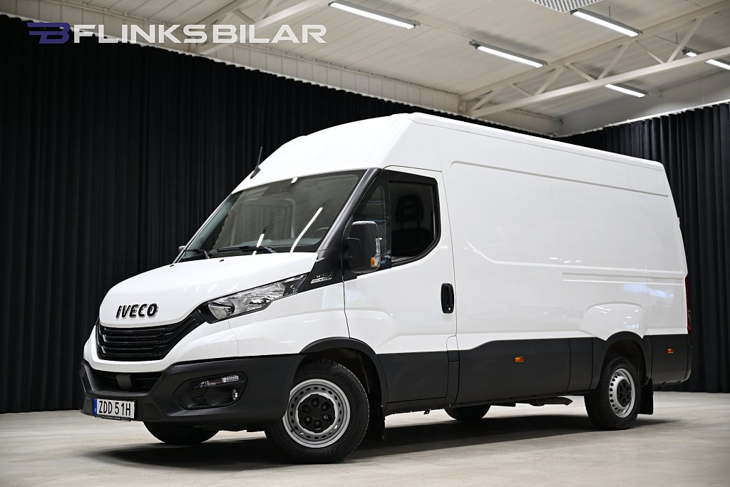 Iveco Daily 136HK Automat|L3H2|Webasto|3.5ton-dragvikt|Lågmil|Moms