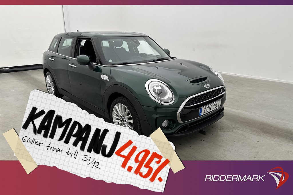 MINI Clubman S 192hk Salt Connected Sportstolar 4,95% Ränta