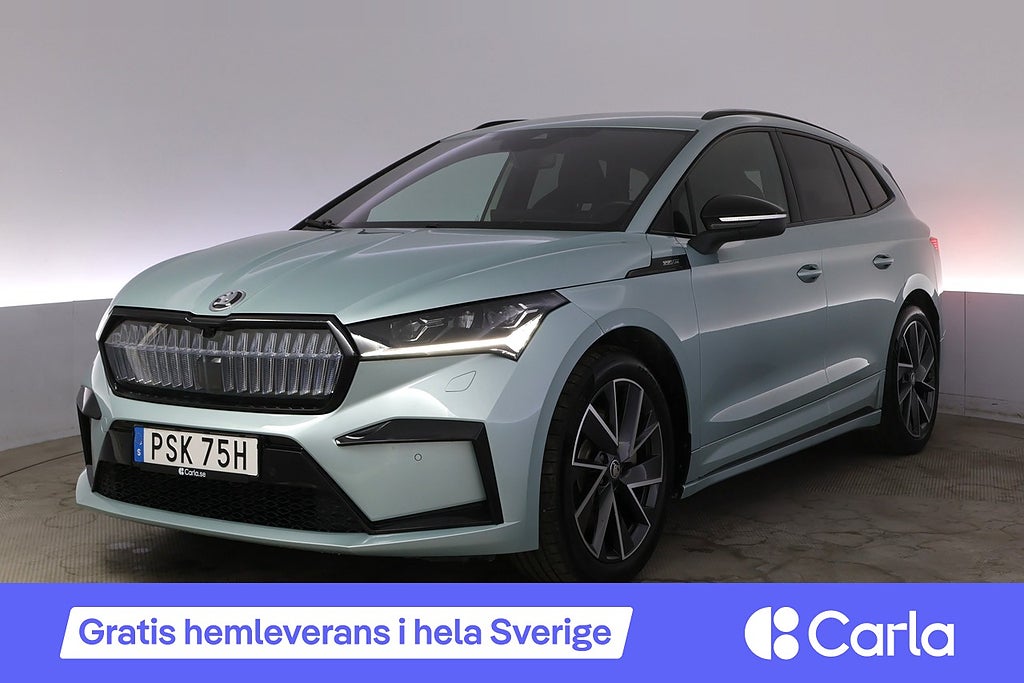 Skoda Enyaq iV 80x SportLine Drag Elstol BLIS HUD AdapFarth