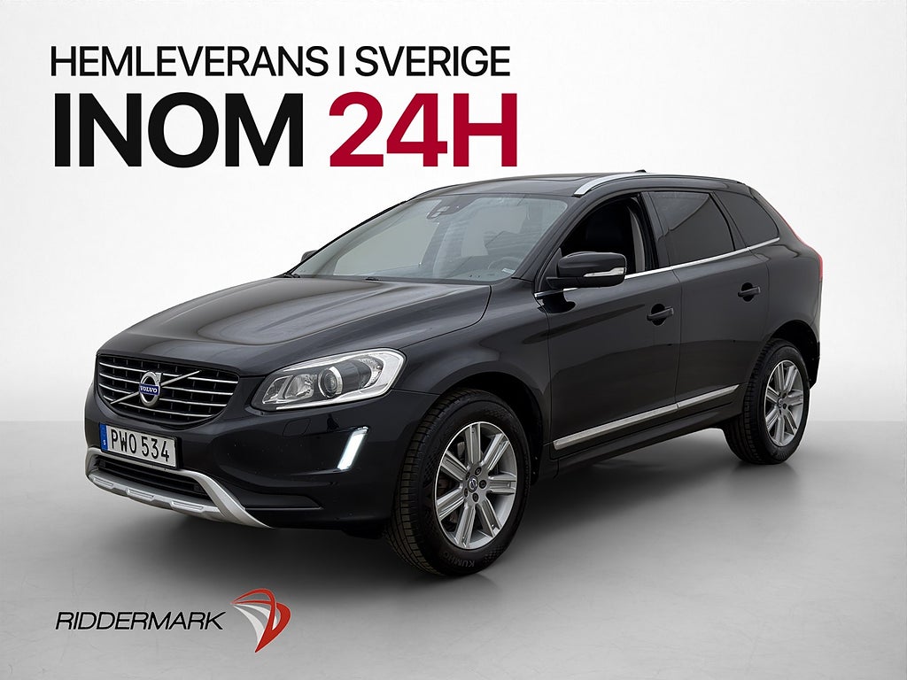 Volvo XC60 D5 AWD Summum Pano VOC Värmare Skinn Navi