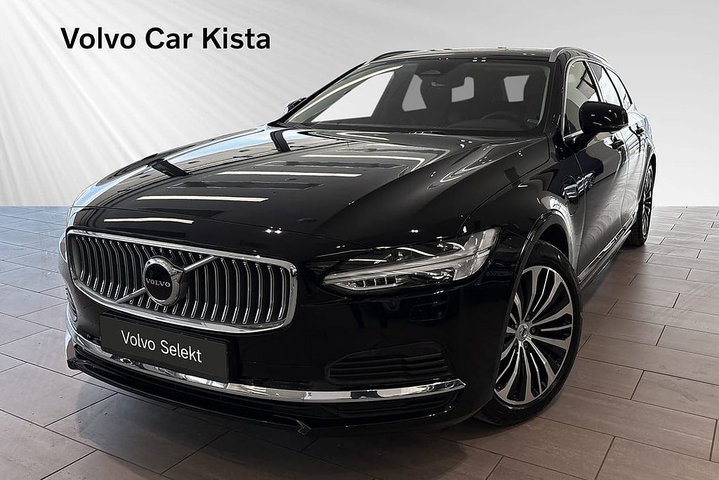 Volvo V90 Recharge T6 Core Edition Drag Läder B-Kamera