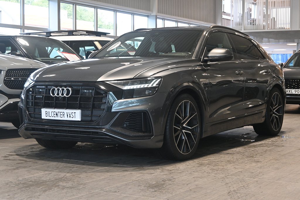 Audi Q8 50 TDI Q 286hk S-Line Svart Optik B&O 22" Matrix