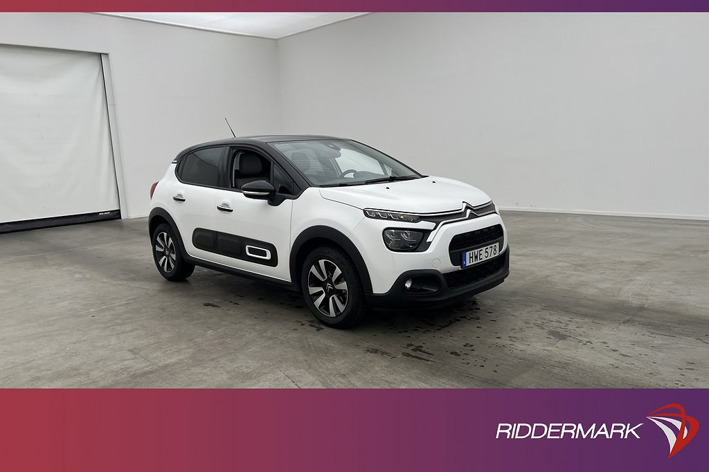 Citroën C3 1.2 PureTech 83hk Shine CarPlay Farthållare