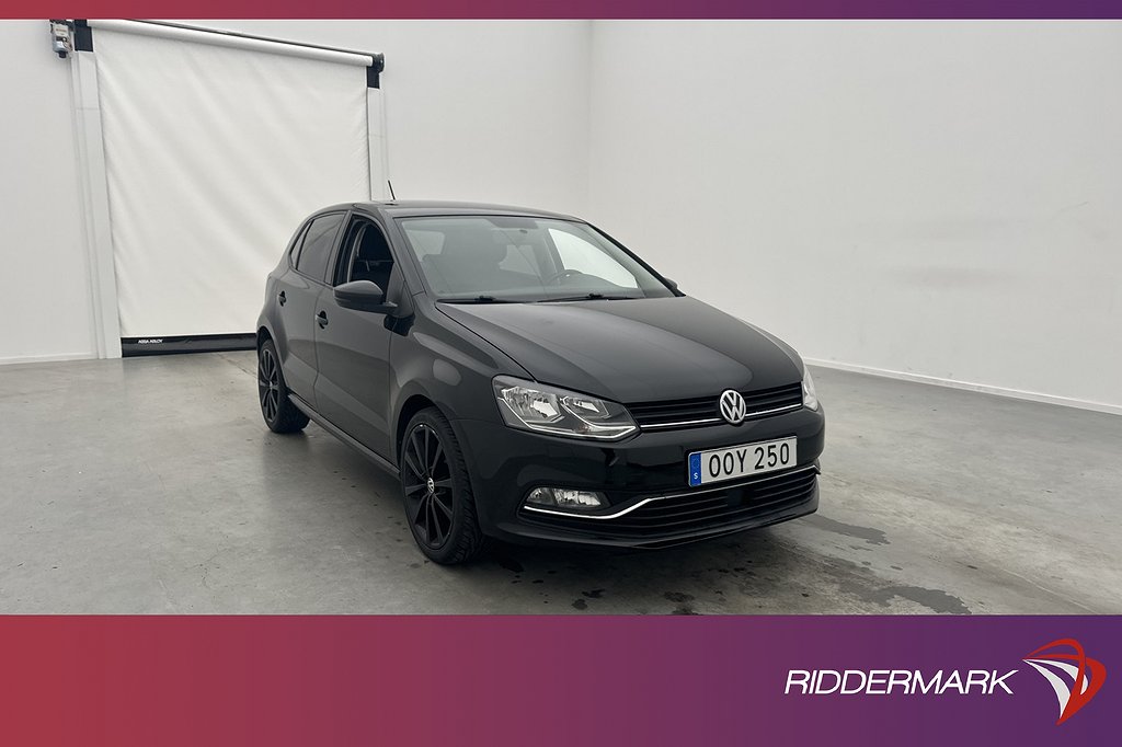 Volkswagen Polo 1.2 TSI 90hk Bluetooth Låg-Skatt 0,47l/Mil