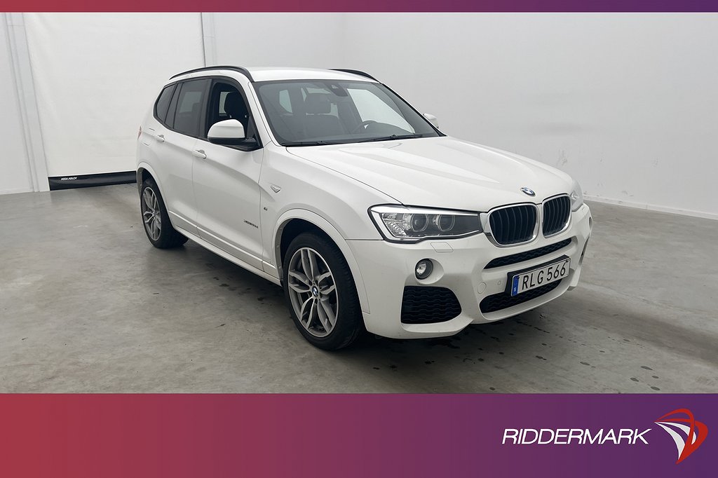 BMW X3 xDrive20d M Sport HiFi Navi Fjärr-värm Kamera Drag