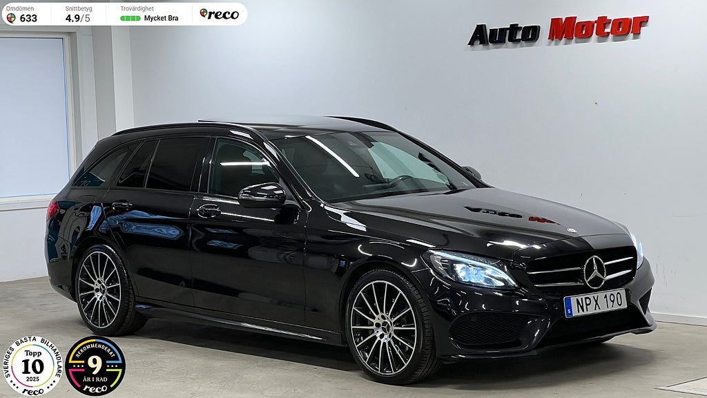 Mercedes-Benz C 220 T d 7G 170hk Panorama/Drag/Fullservad
