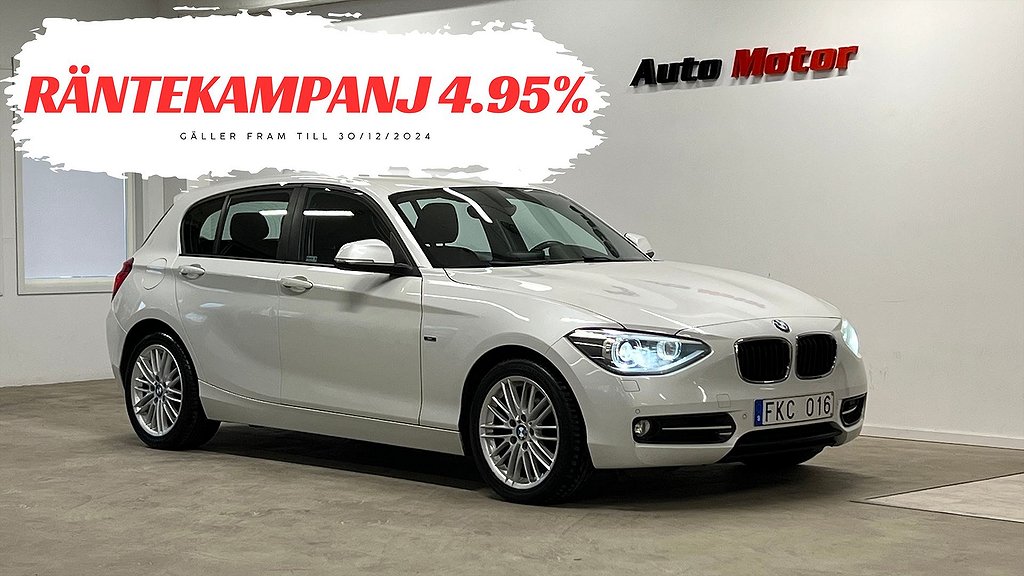 BMW 120 d 184HK xDrive SportLine PDC/Bluetooth