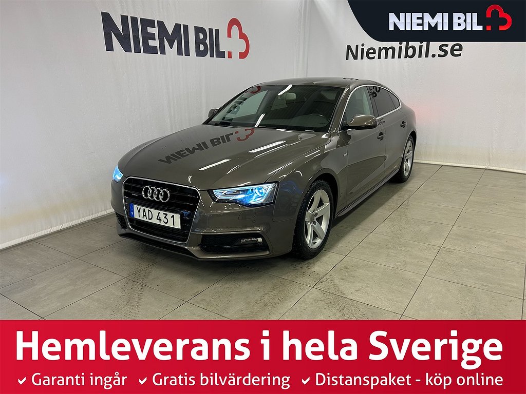 Audi A5 Sportback 2.0 quattro  Sport Ed. S&V-däck/MoK/Psens