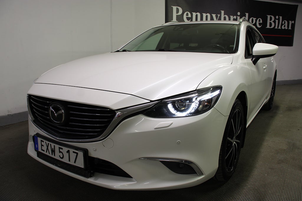 Mazda 6 Wagon 2.2 SKYACTIV-D AWD Navi Drag Värmare kamera